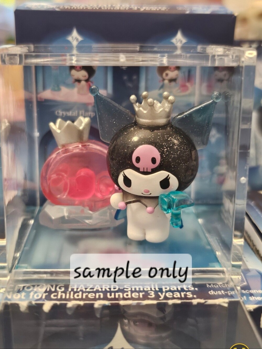 Moetch Kuromi Shimmering Palace-Dream Crystal Mine figure with clear case